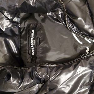 Karl Lagerfeld short puffer coat